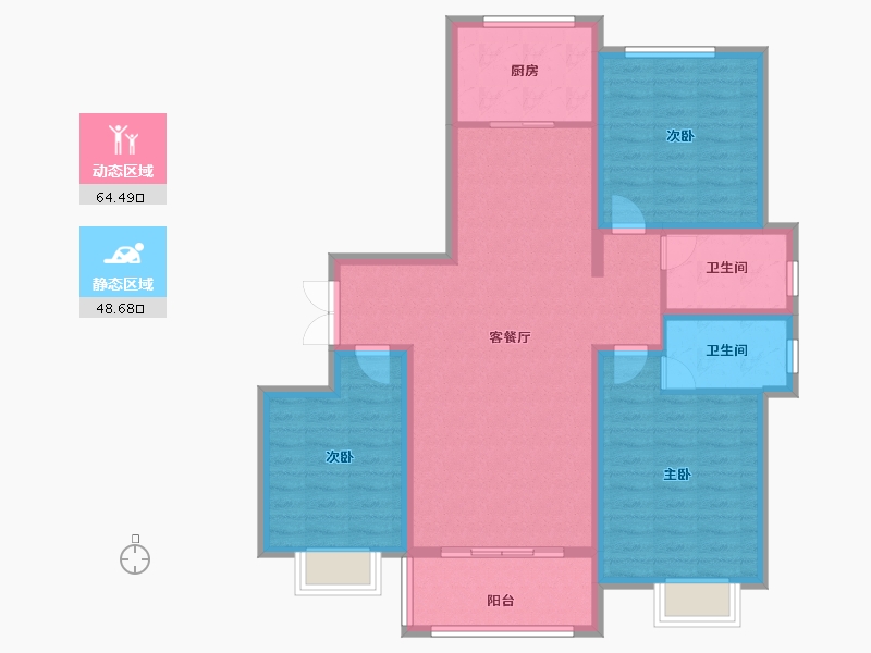 河南省-商丘市-江山锦秀-101.60-户型库-动静分区