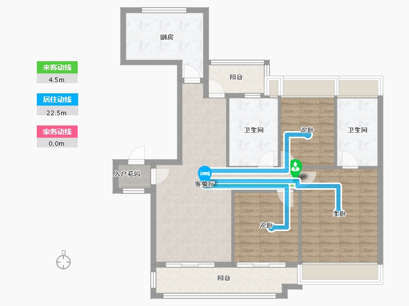 云南省-文山壮族苗族自治州-壹然天悦-106.06-户型库-动静线