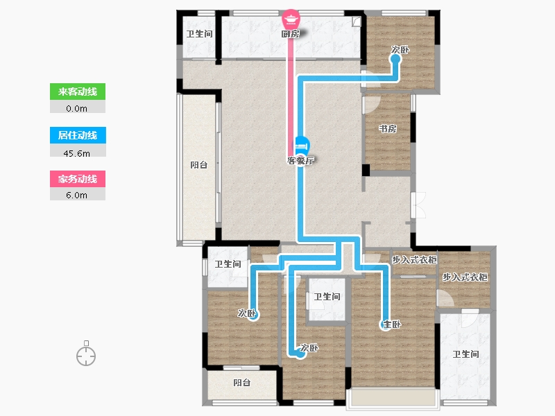 浙江省-湖州市-天能天泽府-189.00-户型库-动静线