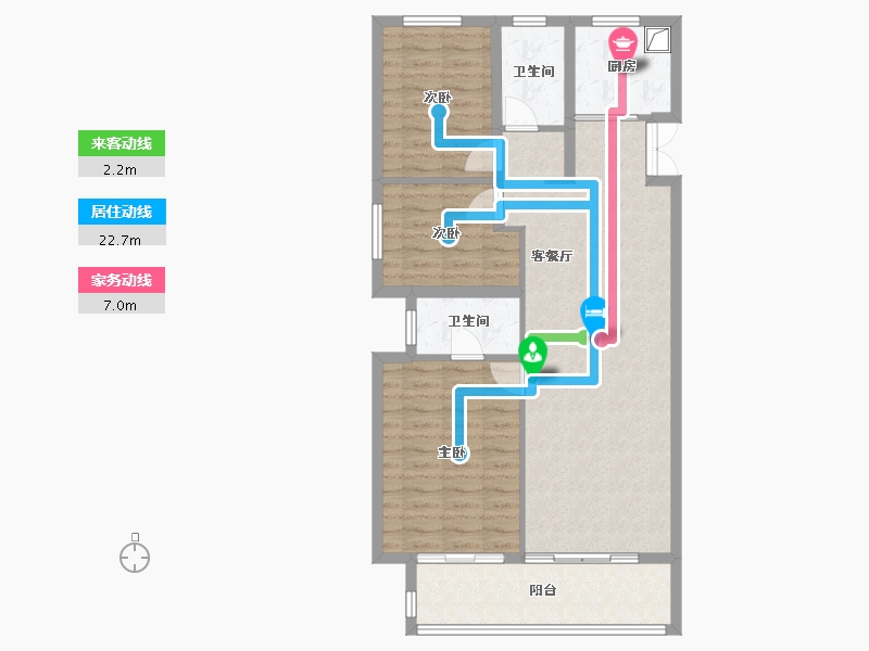 江苏省-徐州市-吾悦华府-92.00-户型库-动静线