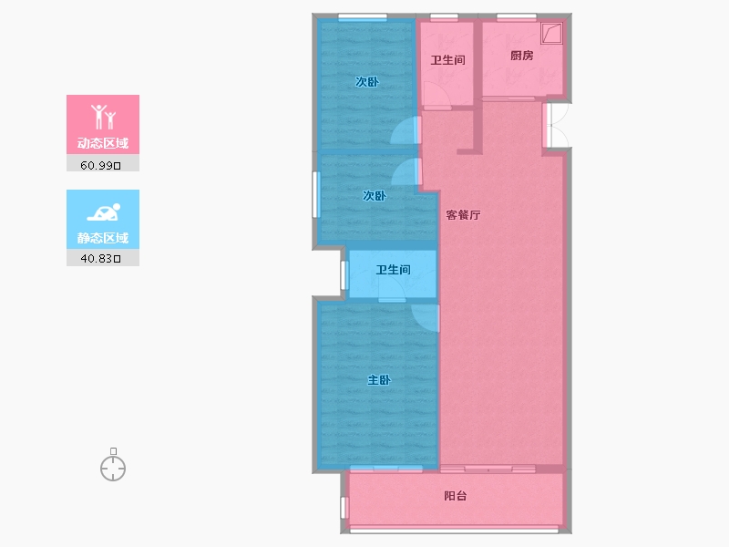 江苏省-徐州市-吾悦华府-92.00-户型库-动静分区