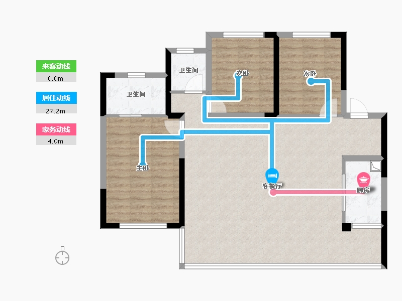 四川省-宜宾市-康龙·城南华府-98.99-户型库-动静线