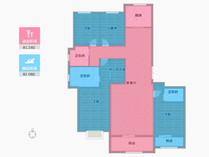 河南省-开封市-东方国际-163.20-户型库-动静分区