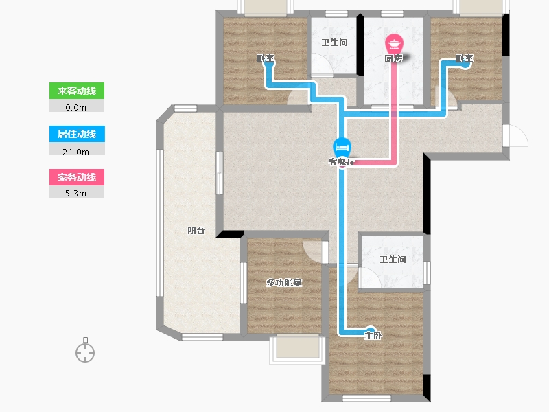 湖北省-宜昌市-丰辰紫云台-109.28-户型库-动静线