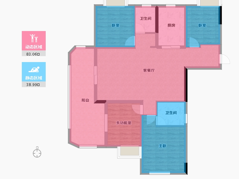 湖北省-宜昌市-丰辰紫云台-109.28-户型库-动静分区