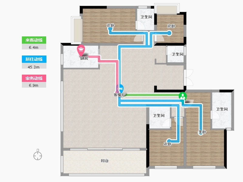 江西省-鹰潭市-江上云筑-192.00-户型库-动静线