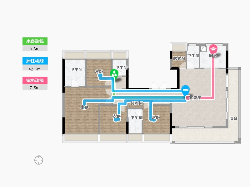 江苏省-苏州市-中建熙辰上院-158.40-户型库-动静线