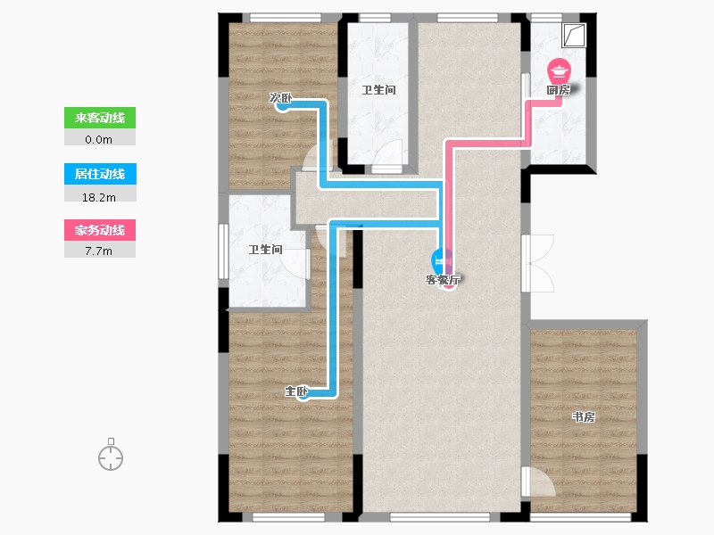 吉林省-长春市-万盛书院-110.35-户型库-动静线