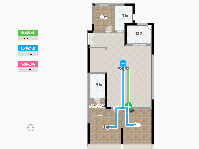 内蒙古自治区-乌海市-山河国际-110.40-户型库-动静线