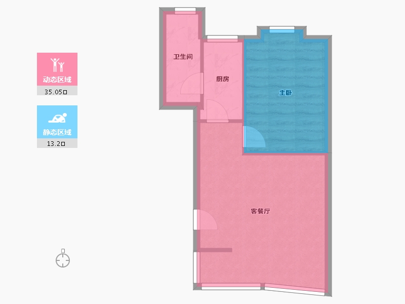 广东省-广州市-群星花园-43.38-户型库-动静分区