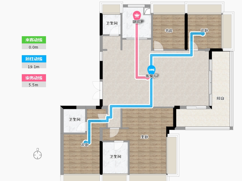 江苏省-苏州市-中建熙辰上院-134.20-户型库-动静线