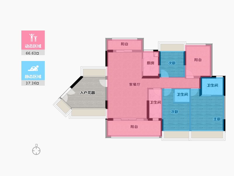 广东省-韶关市-名门世家(建设一路店)-104.00-户型库-动静分区