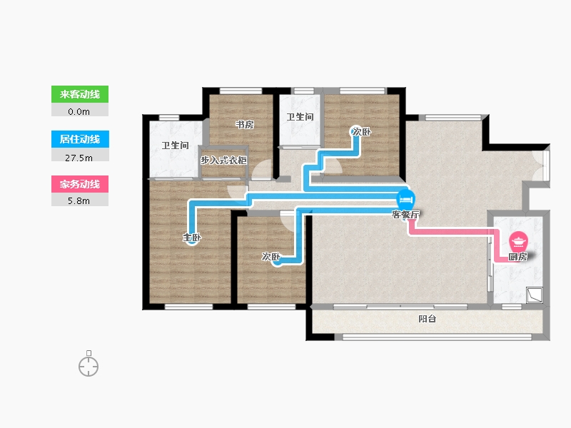 河北省-邯郸市-荣昌上城-120.33-户型库-动静线