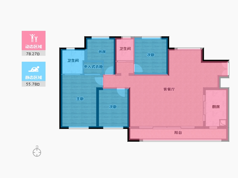 河北省-邯郸市-荣昌上城-120.33-户型库-动静分区