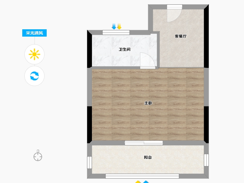 浙江省-温州市-绿城·氡泉山居-44.06-户型库-采光通风