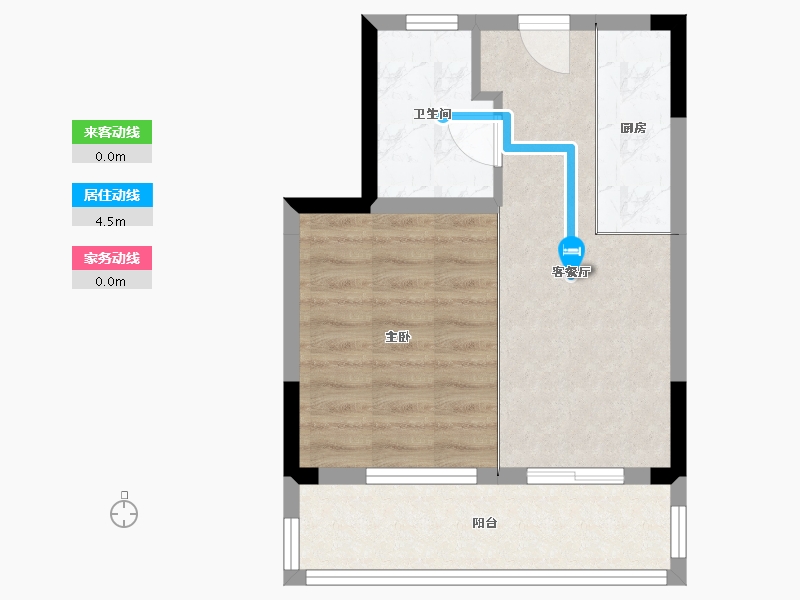 浙江省-温州市-绿城·氡泉山居-44.00-户型库-动静线