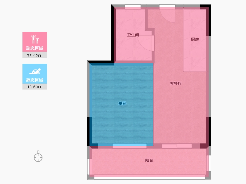 浙江省-温州市-绿城·氡泉山居-44.00-户型库-动静分区