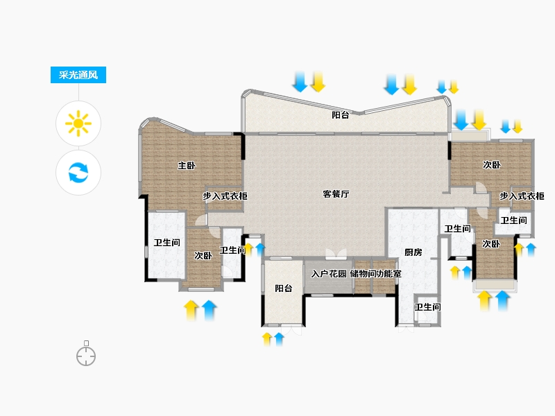 广东省-广州市-南天名苑-384.00-户型库-采光通风