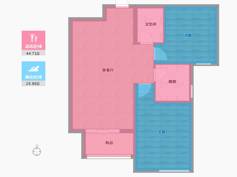 河北省-邢台市-天一城-北区-62.32-户型库-动静分区