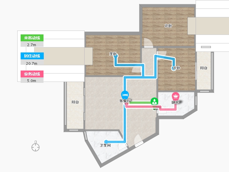 河北省-石家庄市-清河湾-91.20-户型库-动静线