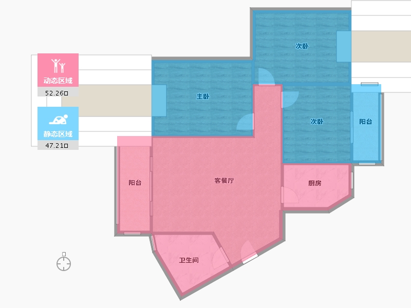 河北省-石家庄市-清河湾-91.20-户型库-动静分区