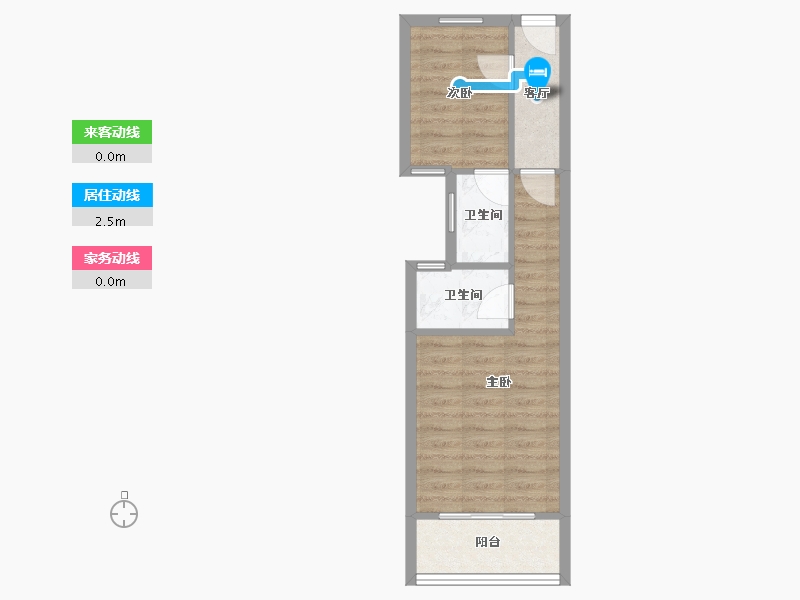 上海-上海市-东园二村-41.64-户型库-动静线