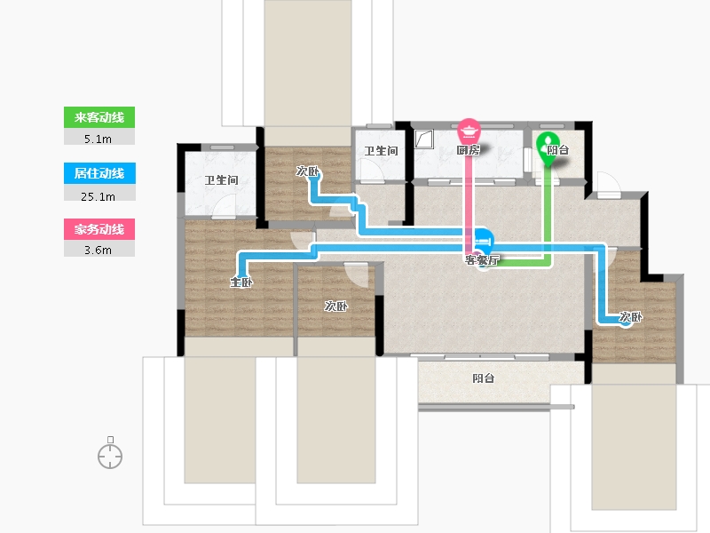 四川省-成都市-保利云上-114.40-户型库-动静线