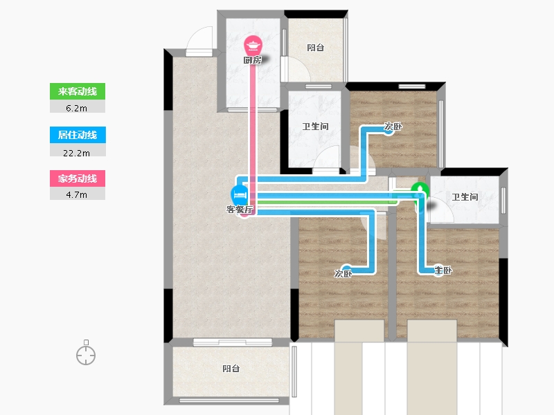 四川省-成都市-御澜山-78.40-户型库-动静线