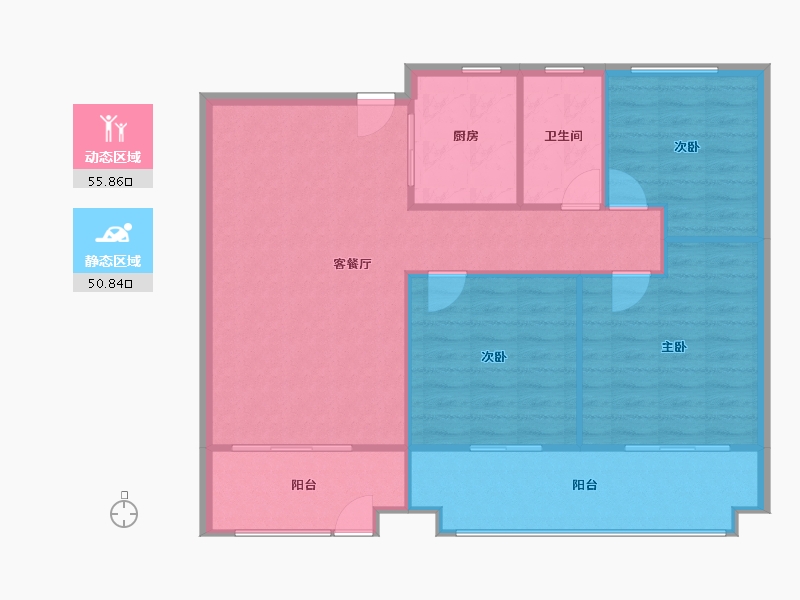 山东省-临沂市-瀧璟-97.10-户型库-动静分区