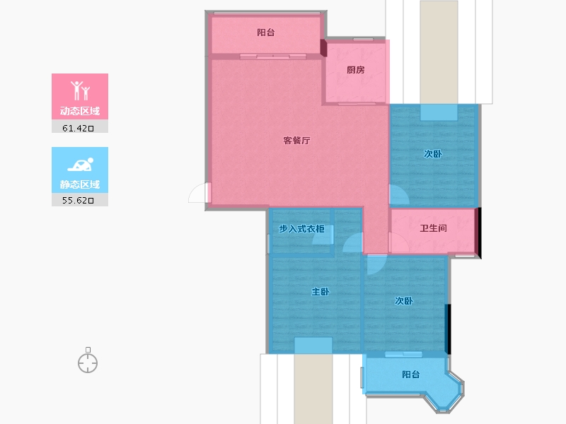 江苏省-连云港市-海客瀛洲-127.00-户型库-动静分区