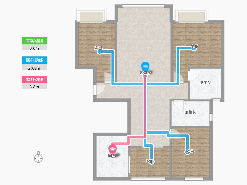 河南省-安阳市-安阳万达华府-111.20-户型库-动静线