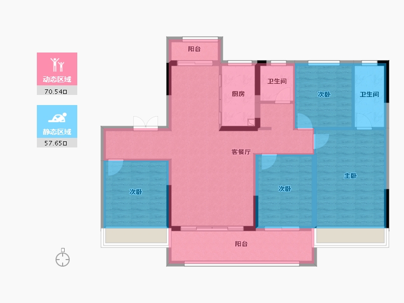 河南省-许昌市-腾飞芙蓉湖畔-118.88-户型库-动静分区