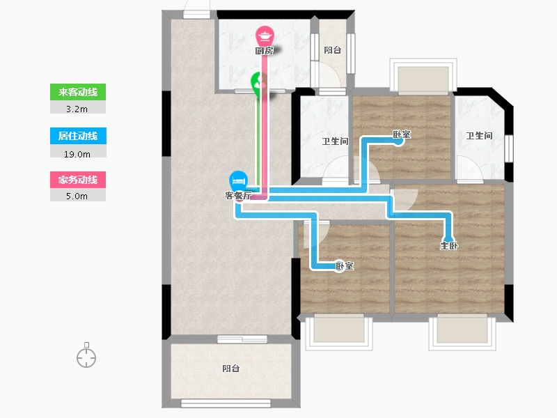 广东省-江门市-御锦龙湾-100.00-户型库-动静线