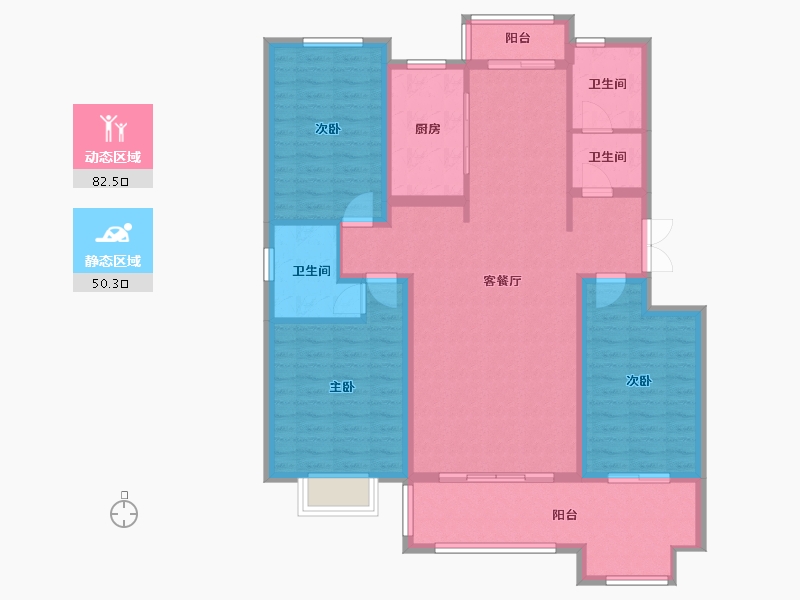 山东省-临沂市-利城首府-119.16-户型库-动静分区