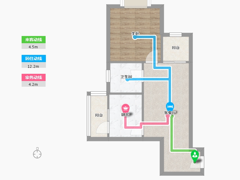 四川省-成都市-新桥逸景-47.00-户型库-动静线