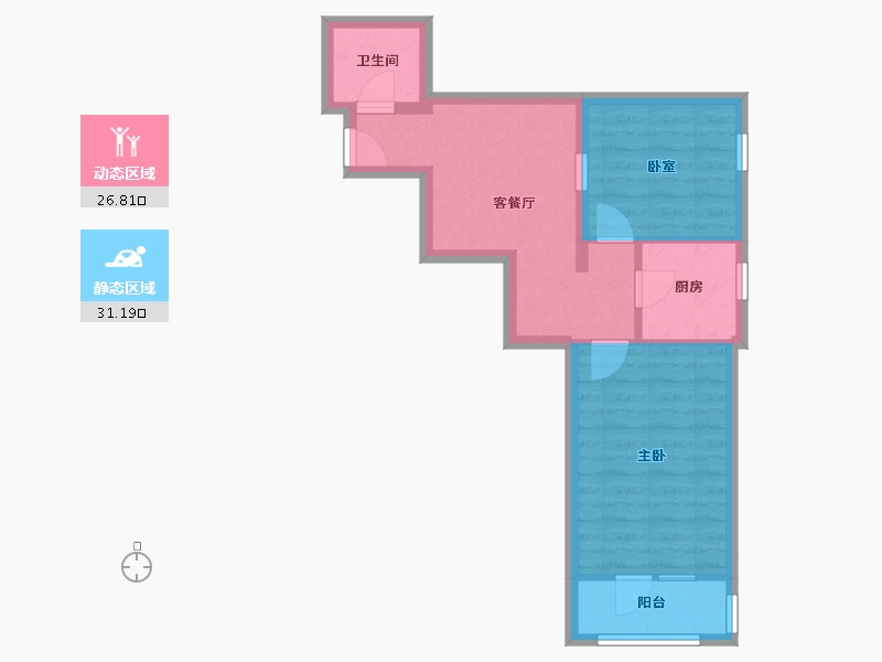 北京-北京市-人民日报社-家属区-50.30-户型库-动静分区