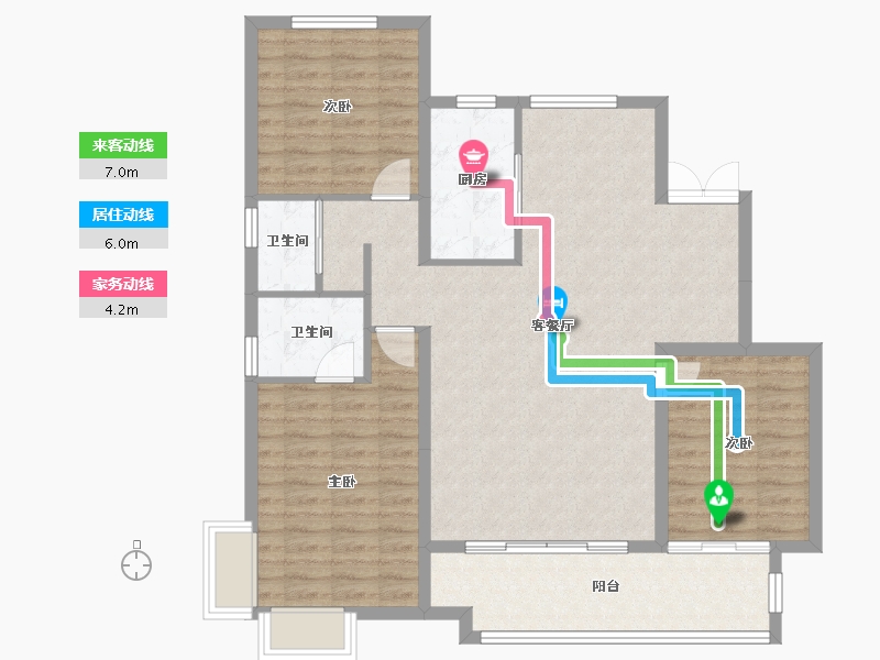 山东省-滨州市-荣盛墨香山南-116.00-户型库-动静线