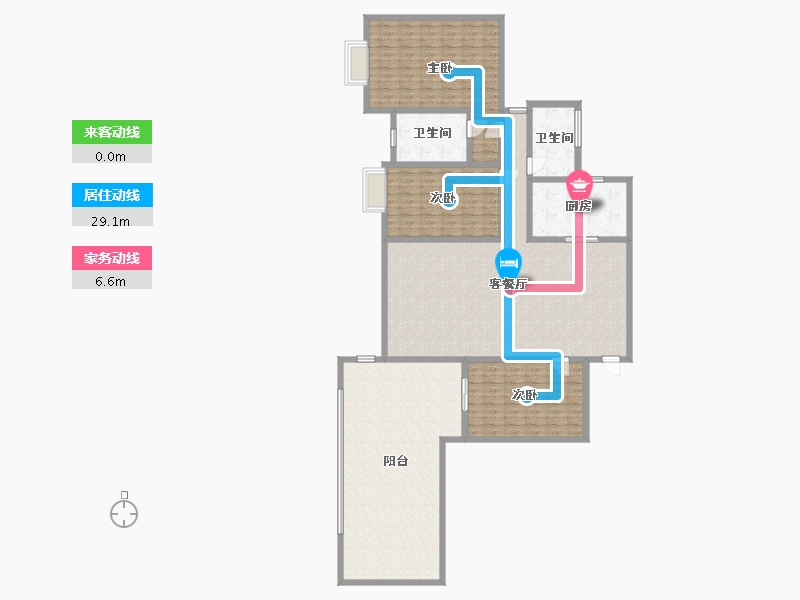 贵州省-安顺市-银城帝景-114.40-户型库-动静线