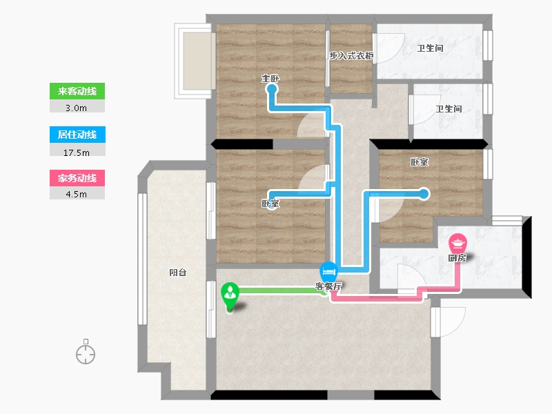 浙江省-绍兴市-中国铁建嵊星湾-1期-78.13-户型库-动静线