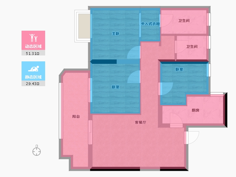 浙江省-绍兴市-中国铁建嵊星湾-1期-78.13-户型库-动静分区