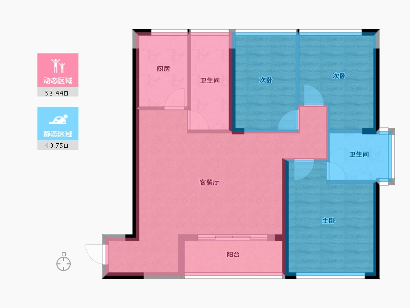 广西壮族自治区-北海市-城央万象-82.63-户型库-动静分区