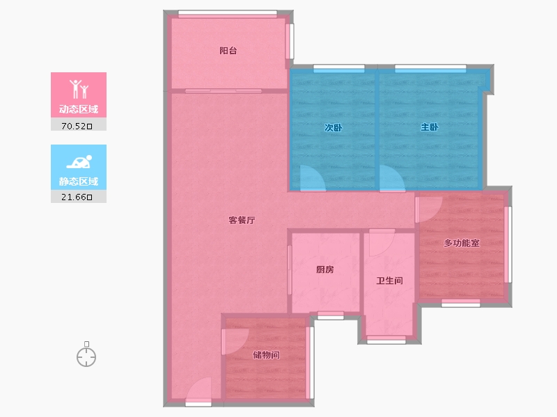 广东省-湛江市-金川高地-82.55-户型库-动静分区