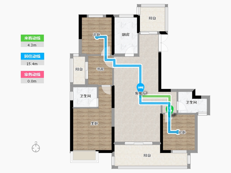 湖南省-湘潭市-五矿万境水岸-120.09-户型库-动静线