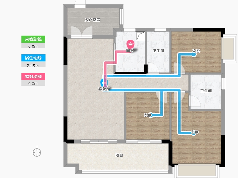 广西壮族自治区-来宾市-裕达天悦城明珠花园-122.74-户型库-动静线