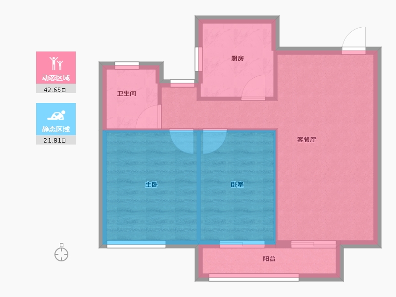 山东省-济宁市-学府壹号院-82.00-户型库-动静分区