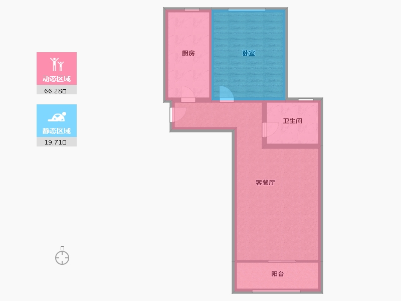 天津-天津市-春霞里-68.00-户型库-动静分区