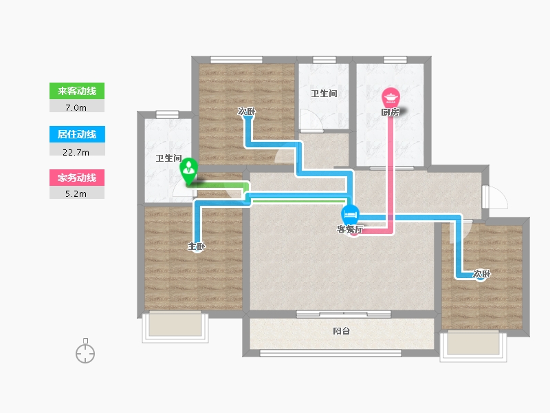 山东省-济南市-春熙印月-96.57-户型库-动静线