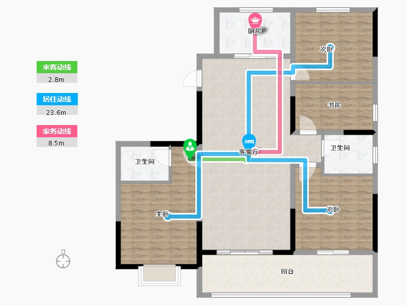 山东省-济宁市-缗泰·君悦府-138.00-户型库-动静线