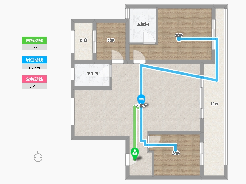 山东省-威海市-锦绣四海-89.00-户型库-动静线