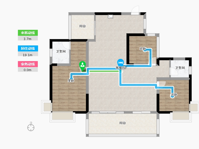 四川省-德阳市-城南壹号-118.00-户型库-动静线